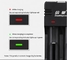 Doublepow USB ιονικός φορτιστής μπαταριών λίθιου 3,7 βολτ 26650 16340 18650
